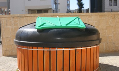 Underground garbage container with big bag - S.I.E Ashkelon